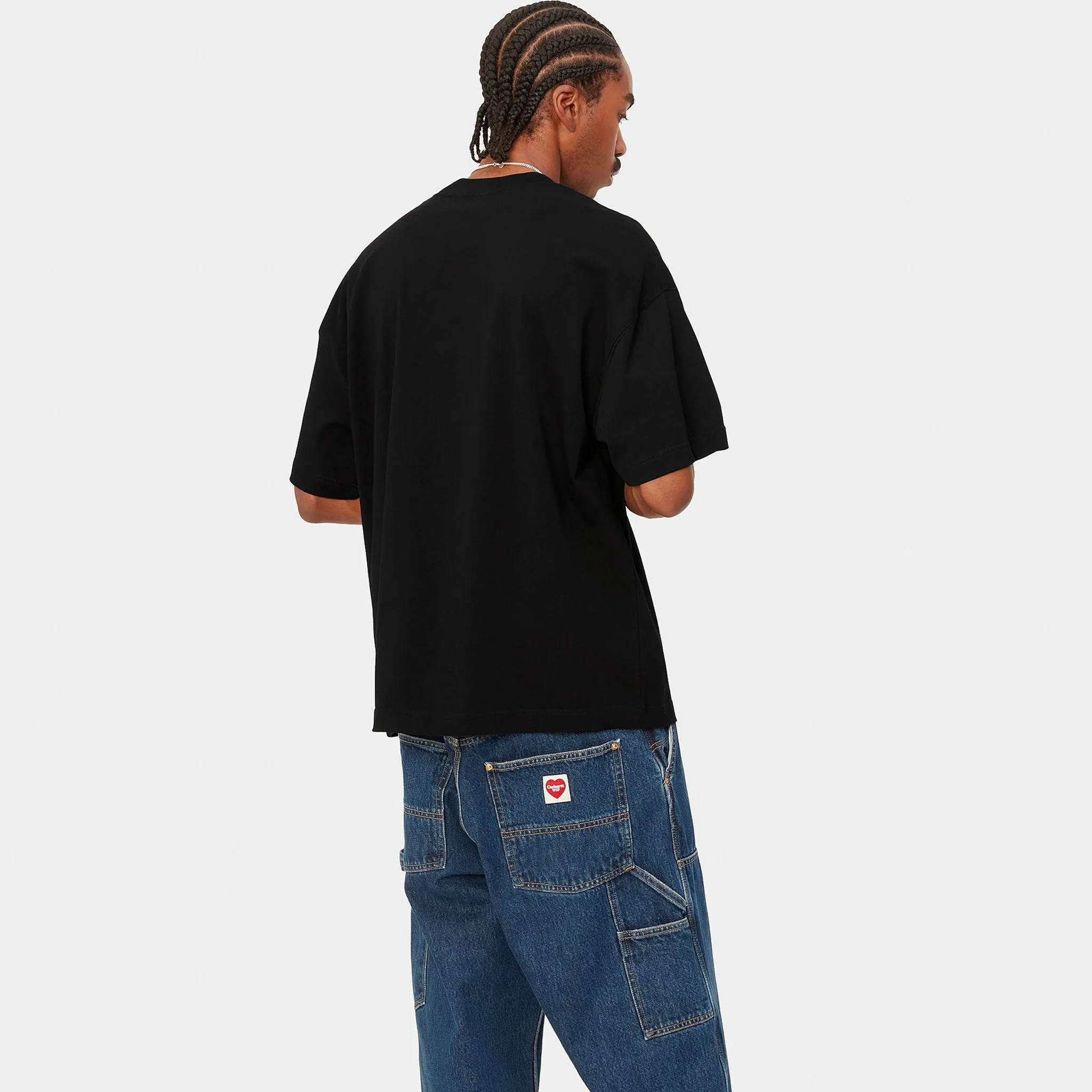 S/S Link Script TEE (BLACK/WHITE)
