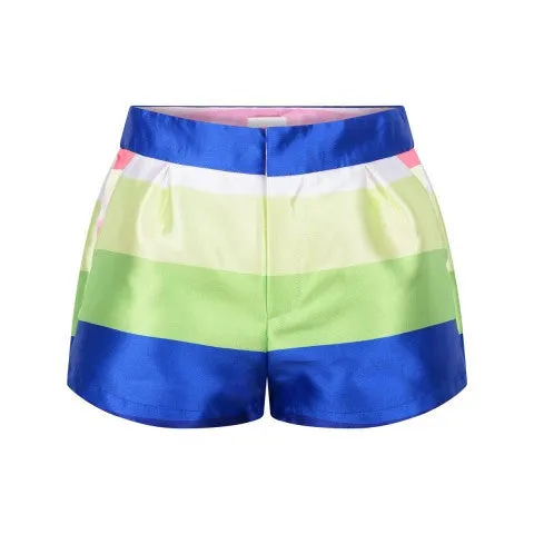 SS16 Fun & Fun Girls Multi-Coloured Stripe Shorts