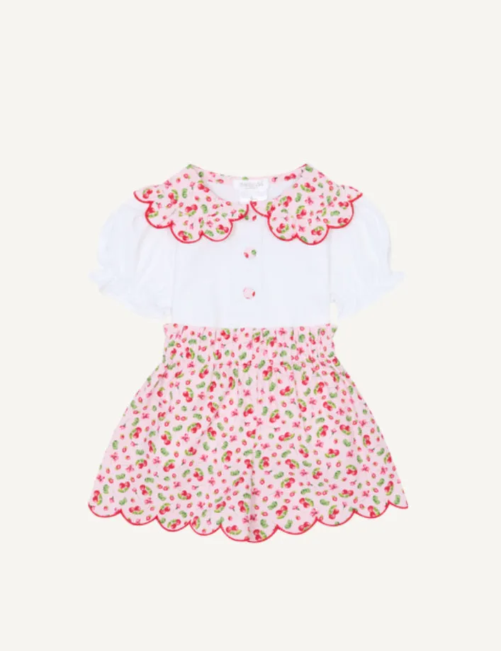 SS25 Deolinda - Cherry Print Short Set