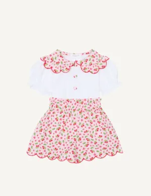 SS25 Deolinda - Cherry Print Short Set