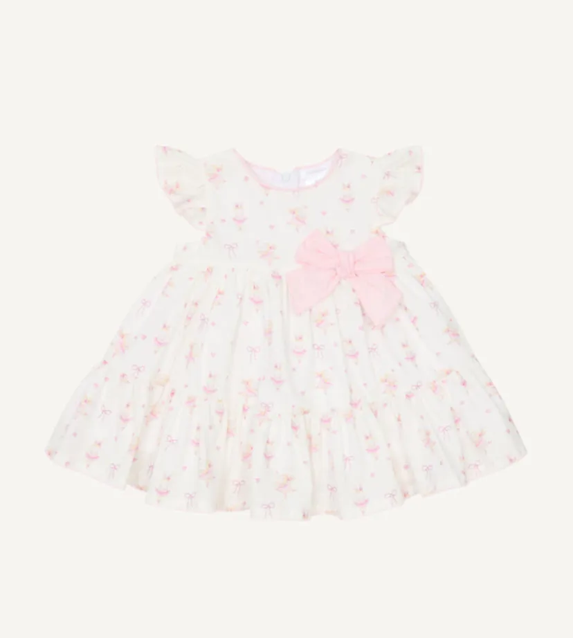 SS25 Deolinda - Pink Ballerina Print Dress