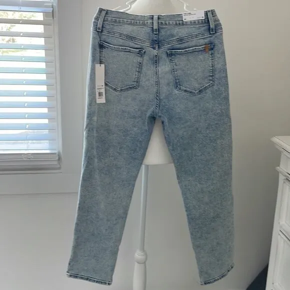 Stephanie Gottlieb X Joes Luna Ankle High Rise Cigarette Pearl Rhinestone Sz 30