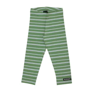 Striped Leggings - Moss/Fossil