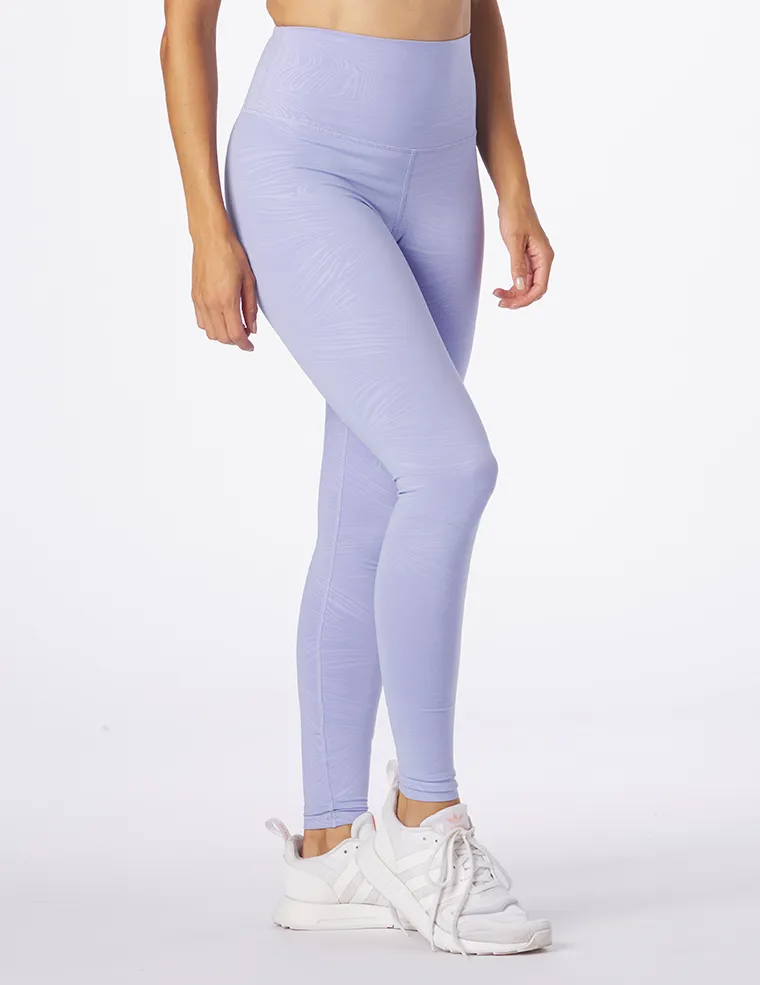 Sultry Legging Print: Lilac Swirl Gloss