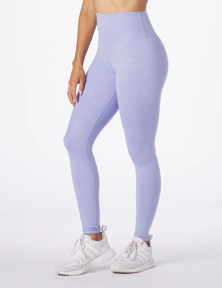 Sultry Legging Print: Lilac Swirl Gloss