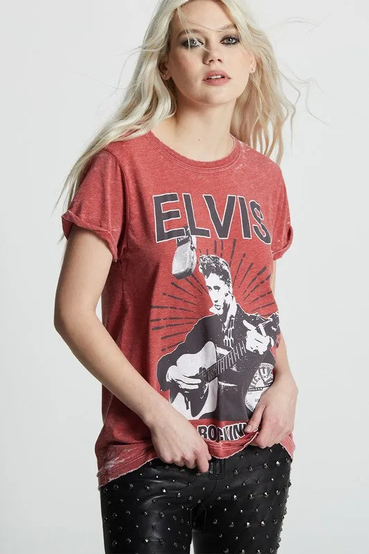 Sun Records Elvis Burnout Tee