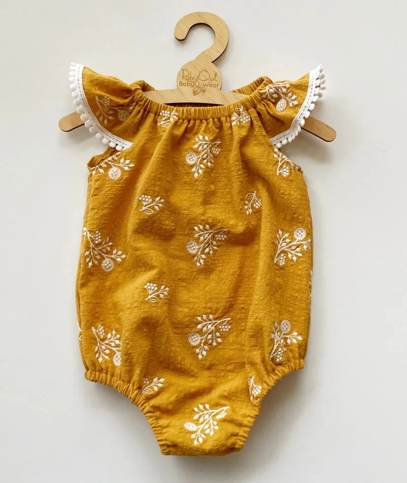 Sunshine Embroidered Romper