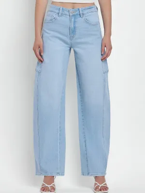 Super High Rise Long Barrel Jeans