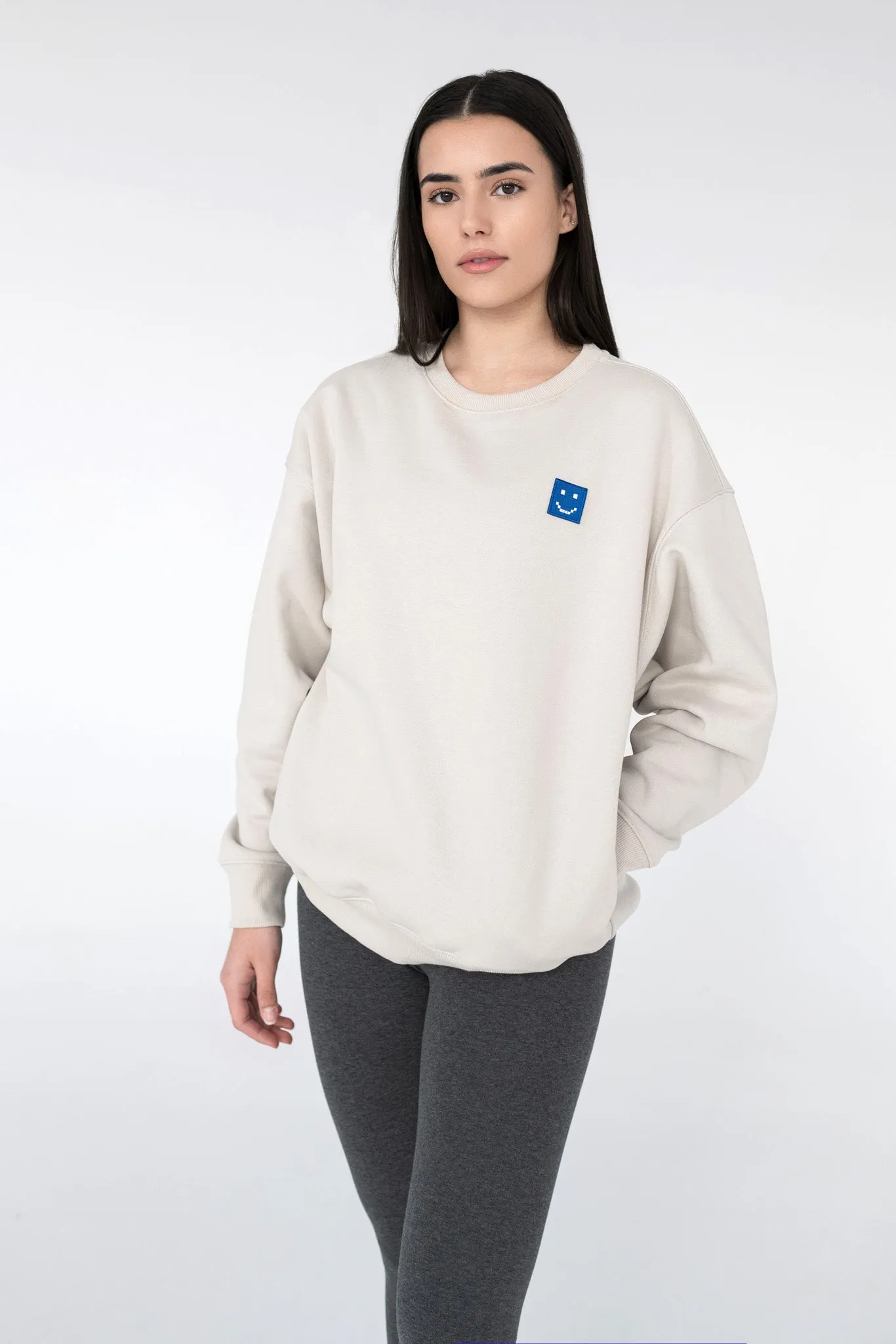 SuperSoft™ Pixel Fog Grey Sweatshirt