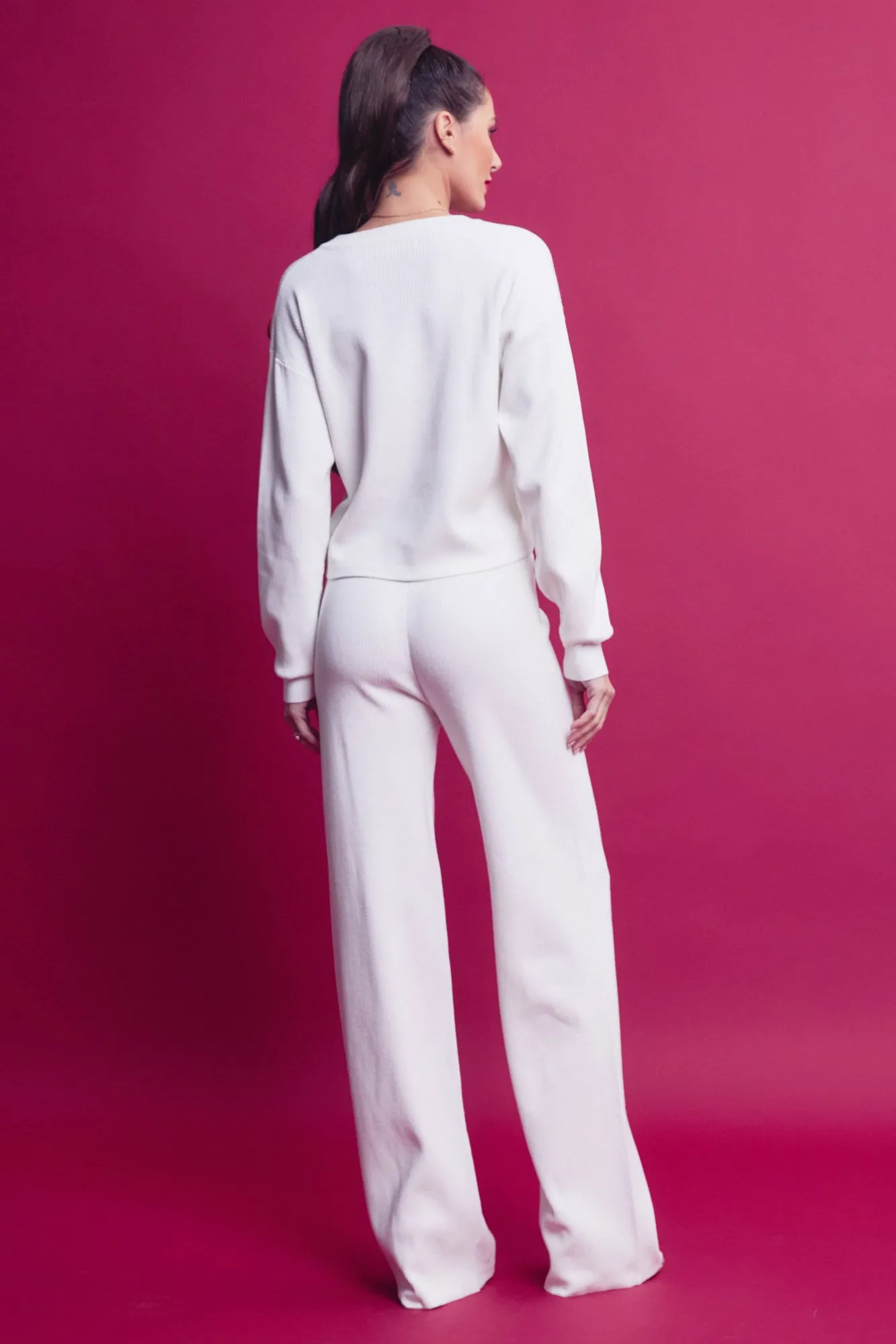 Sweater Long Sleeve Top & Pants Set