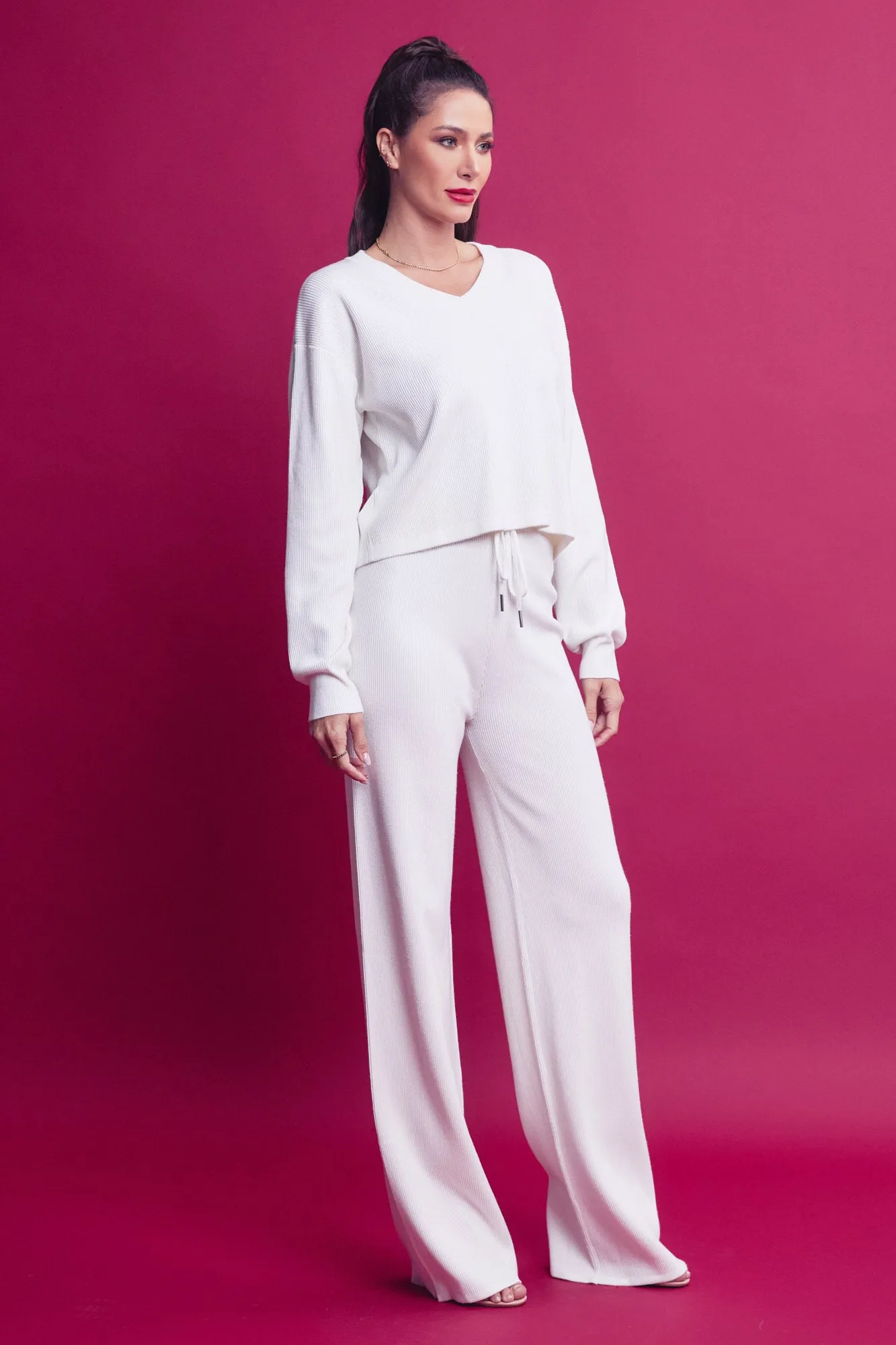 Sweater Long Sleeve Top & Pants Set