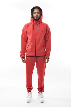 Tech Fleece Set in University Red