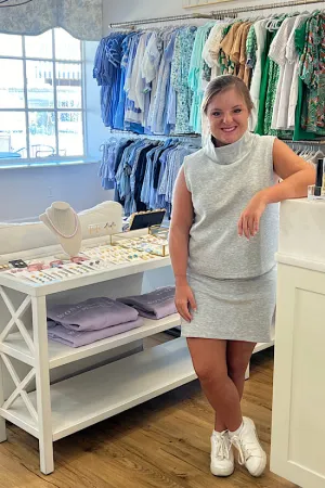The Allison Set in Heathered Gray