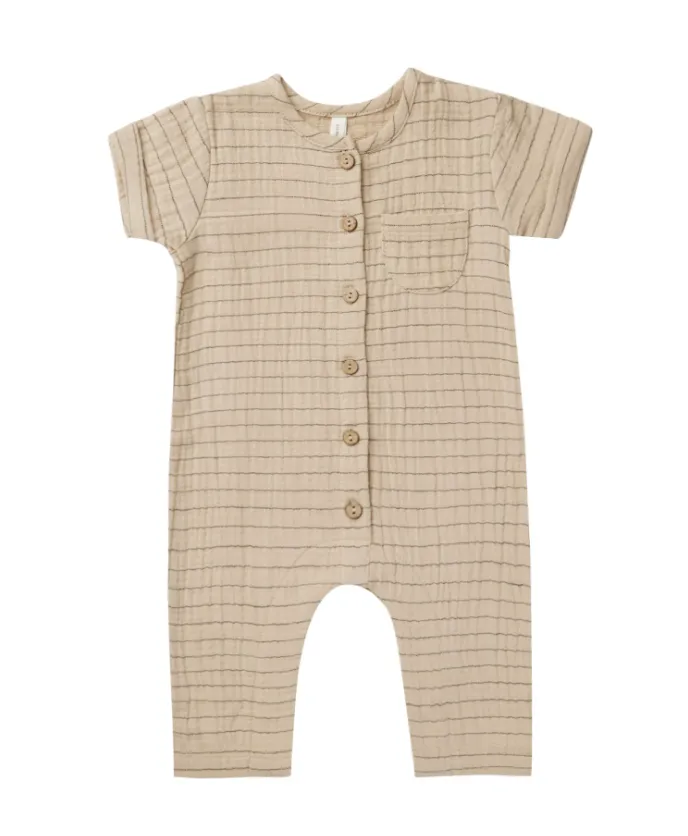 The Charlie Jumpsuit by Quincy Mae - Pinstripe - BABY