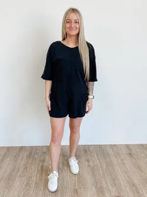 The Danica Romper in Black
