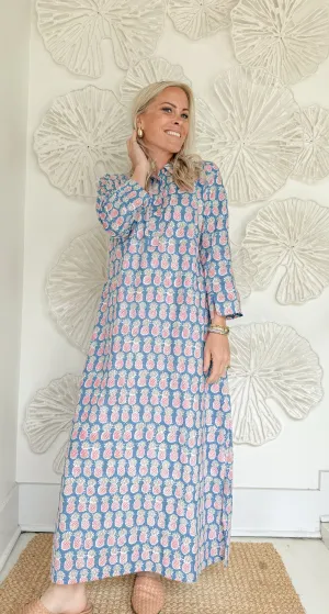 The Elizabeth Block Print Maxi
