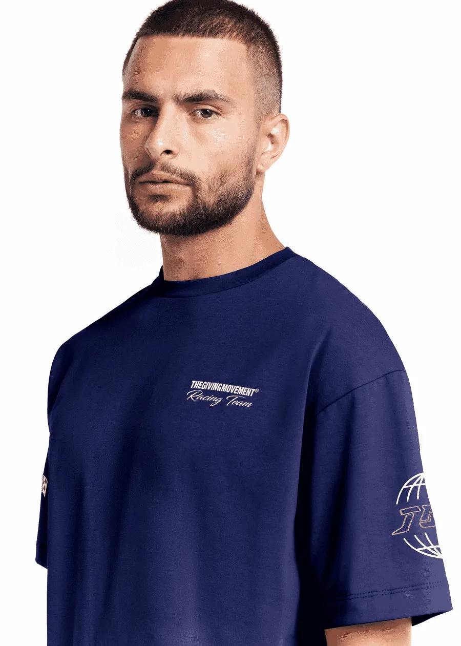 THE GIVING MOVEMENT RELAXED FIT PRINTED BIKER T-SHIRT