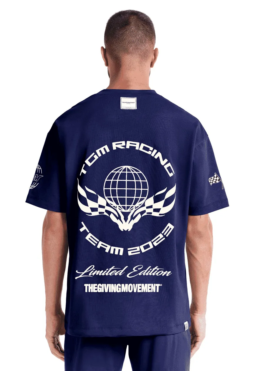 THE GIVING MOVEMENT RELAXED FIT PRINTED BIKER T-SHIRT