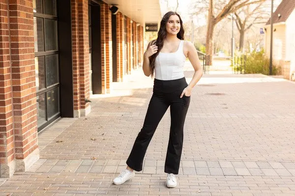 The Madeline – Tummy Control Bootcut Leggings