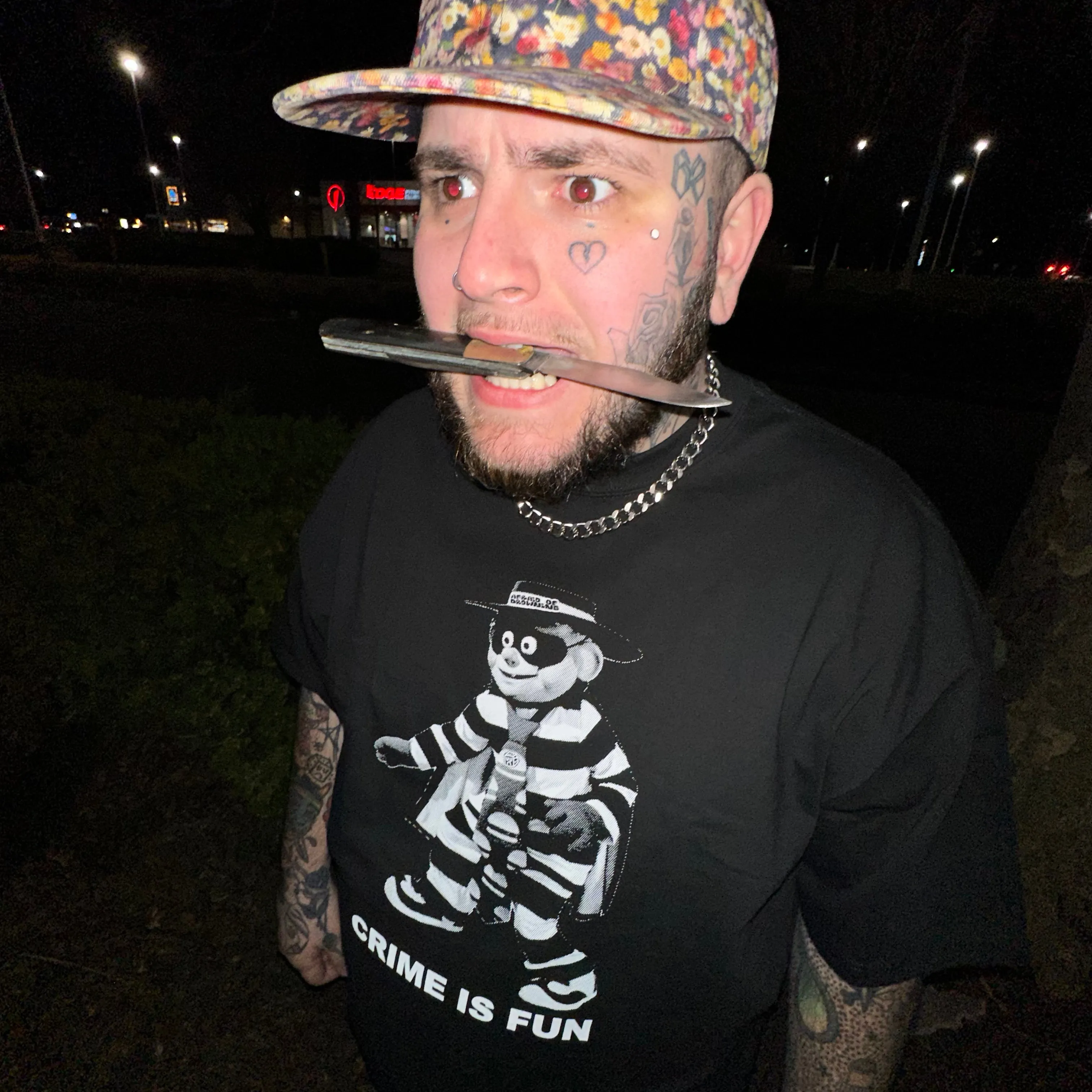 THE SCAMBURGLAR SHIRT - BLACK