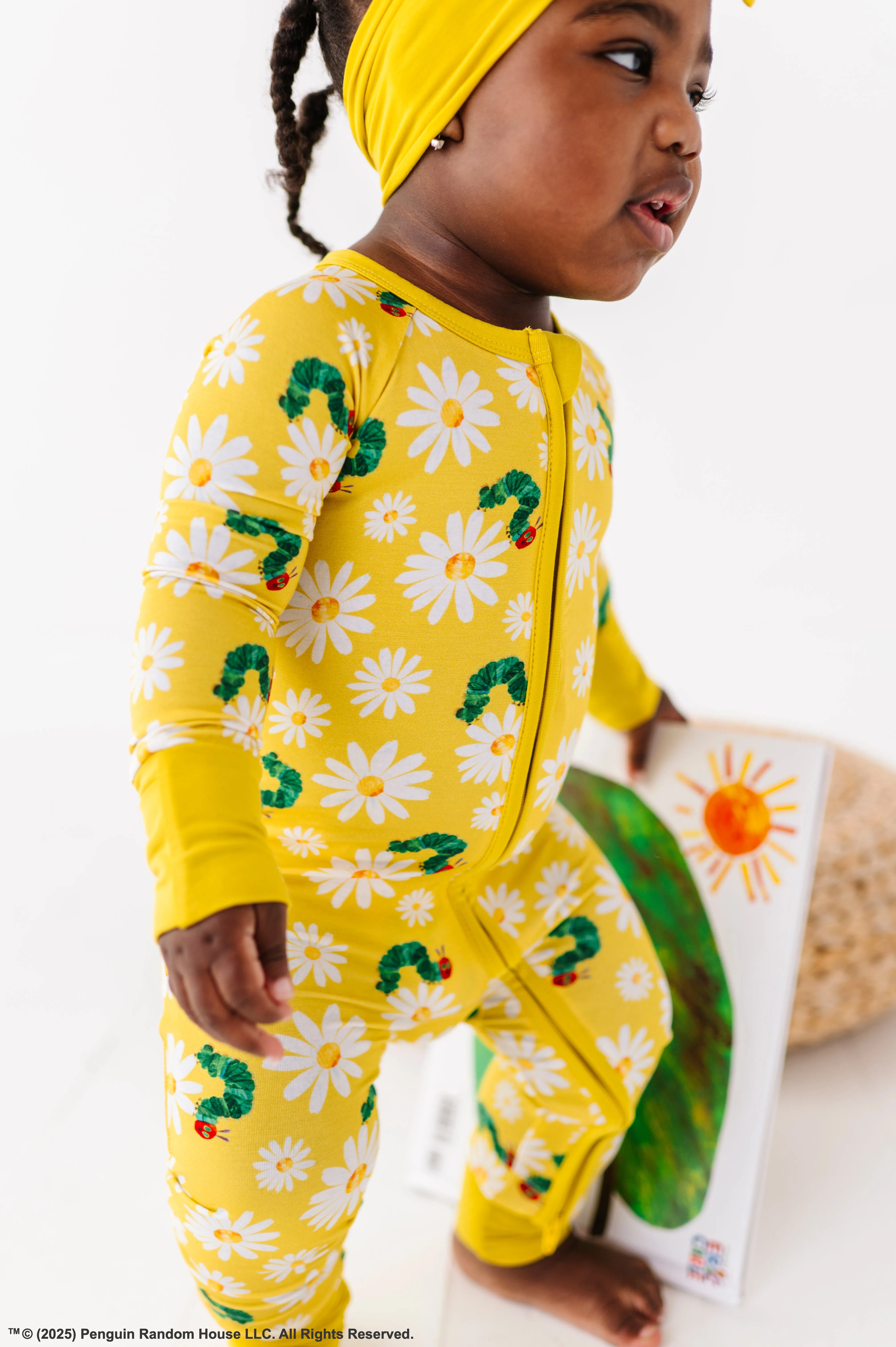 The Sleepy Sloth The World of Eric Carle™ Spring Daisy Print Zip Jammies Convertible Romper