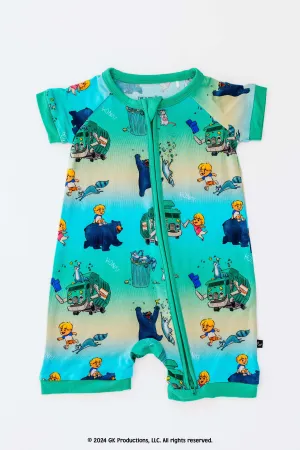 The Sleepy Sloth x Trash Truck™ Honk! Honk! Shortie Romper
