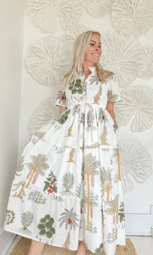 The Tatum Block Print Maxi