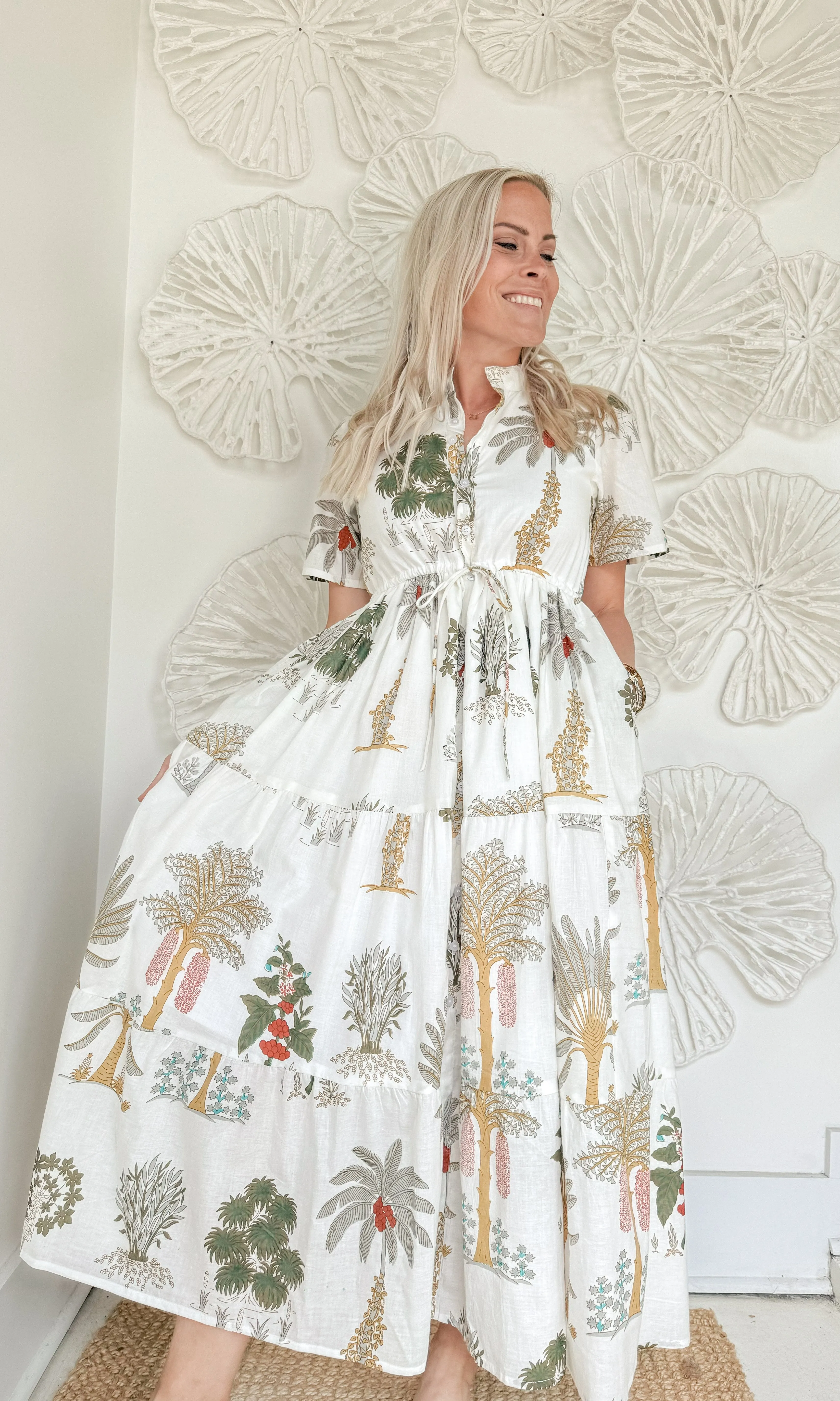 The Tatum Block Print Maxi