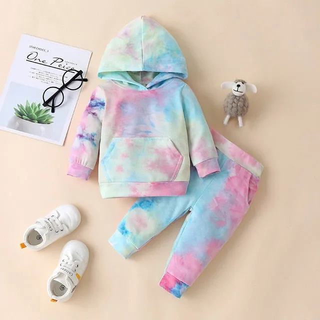 Tie-Dye Hoodie Set