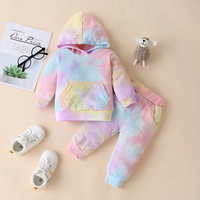 Tie-Dye Hoodie Set