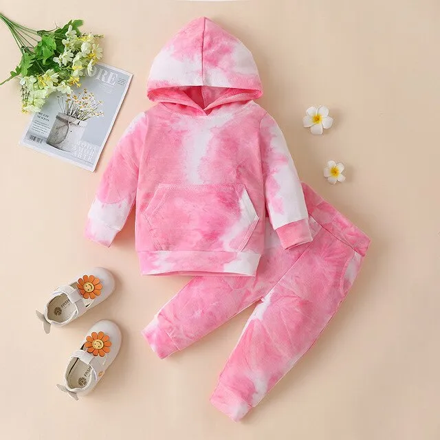 Tie-Dye Hoodie Set