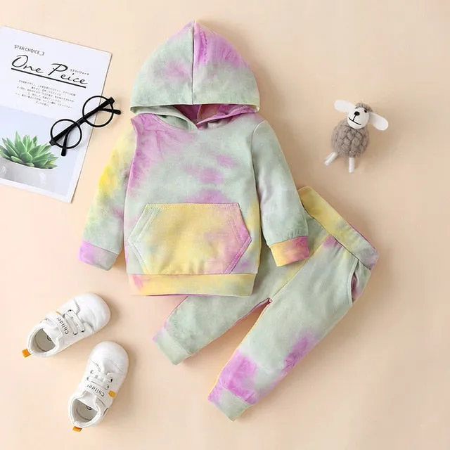 Tie-Dye Hoodie Set