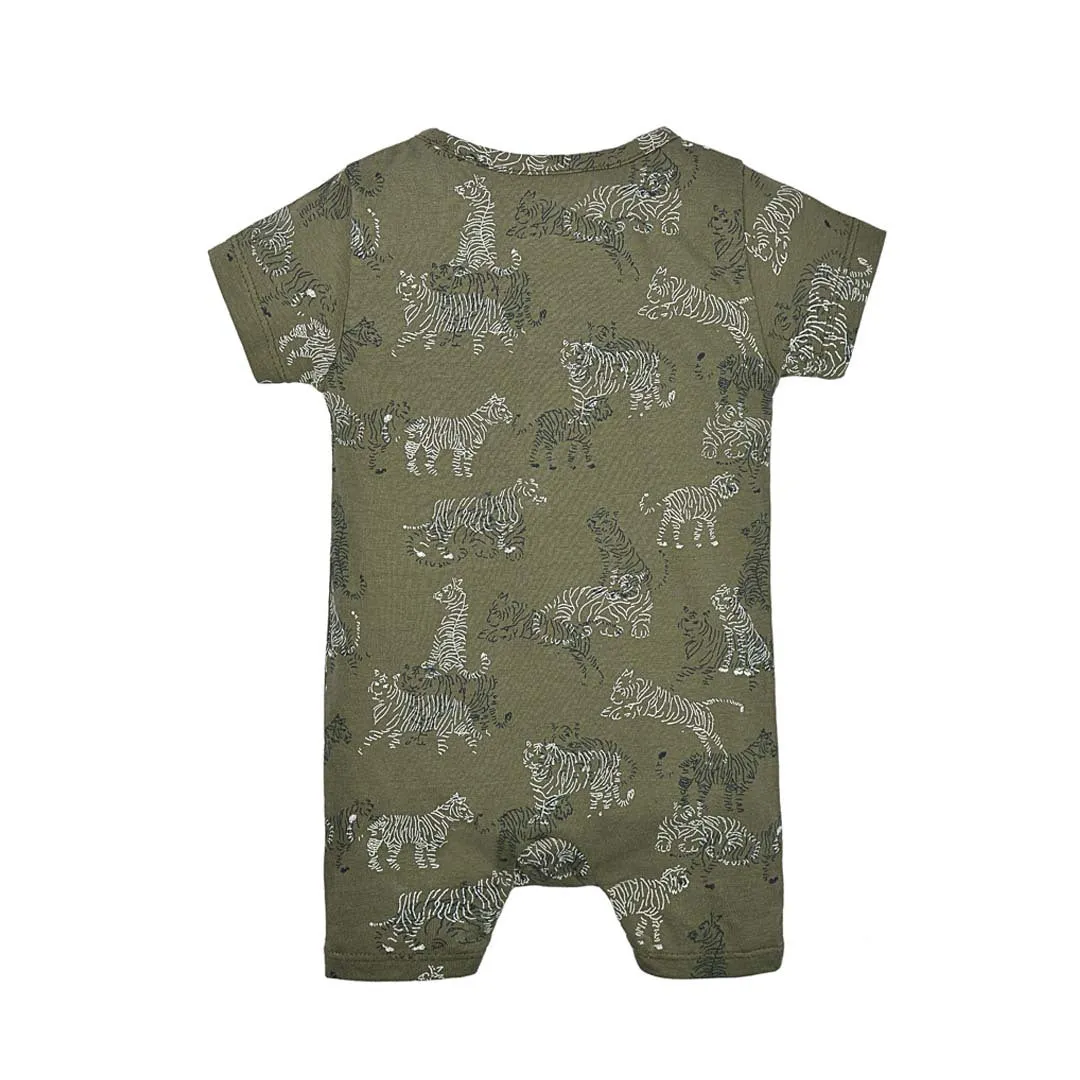 Tiger Print Romper