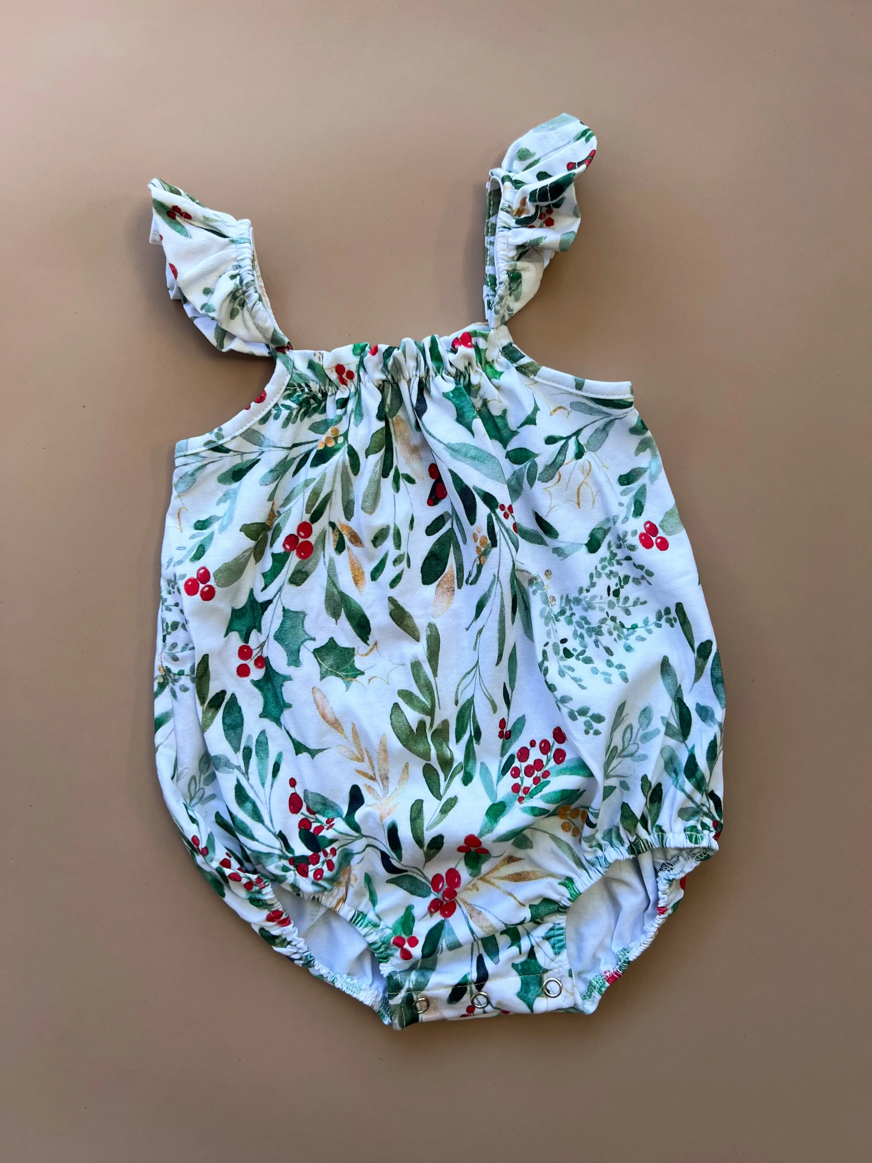 Tilly Romper - Festive Floral
