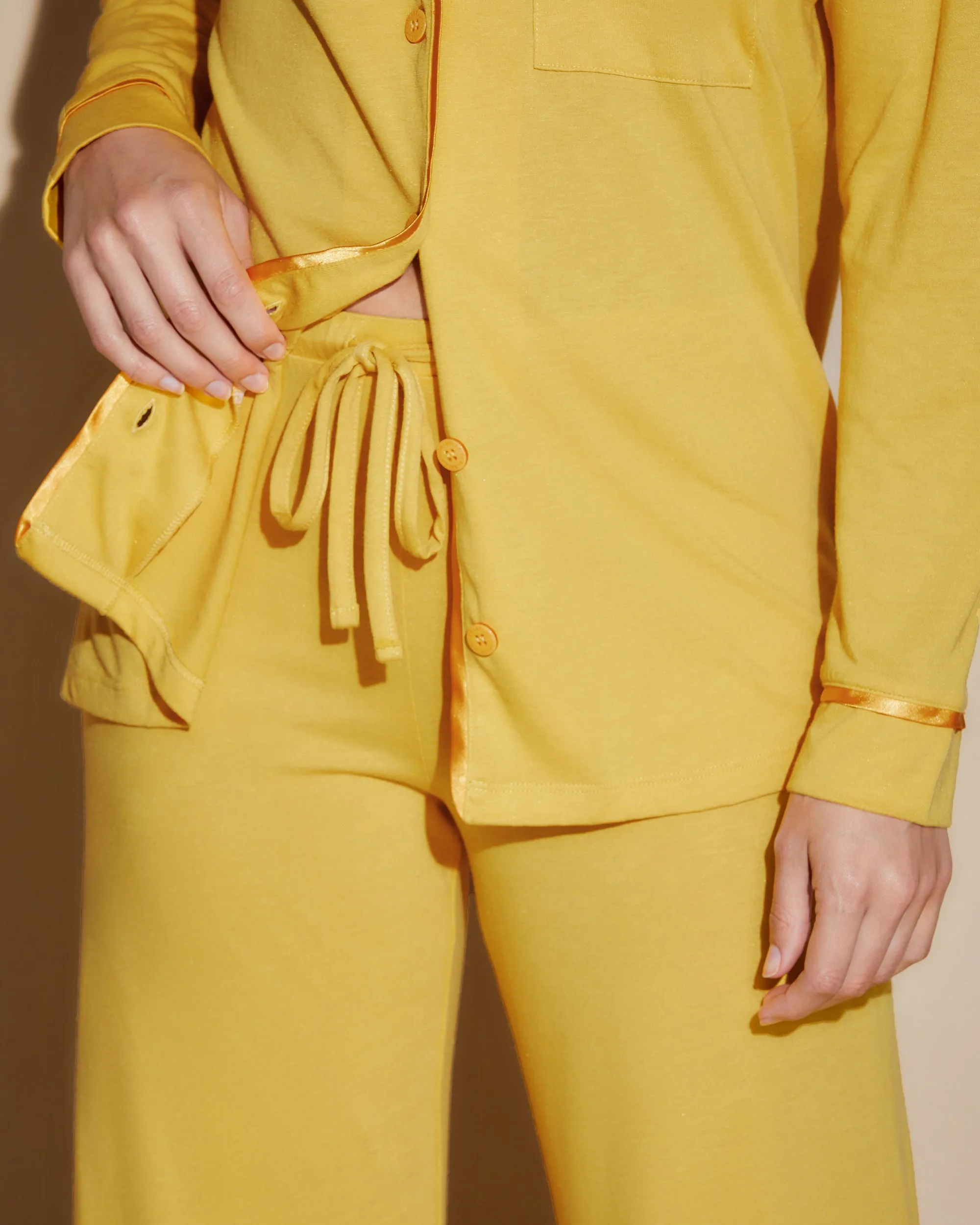 Top A Manica Lunga E Pantalone Lungo