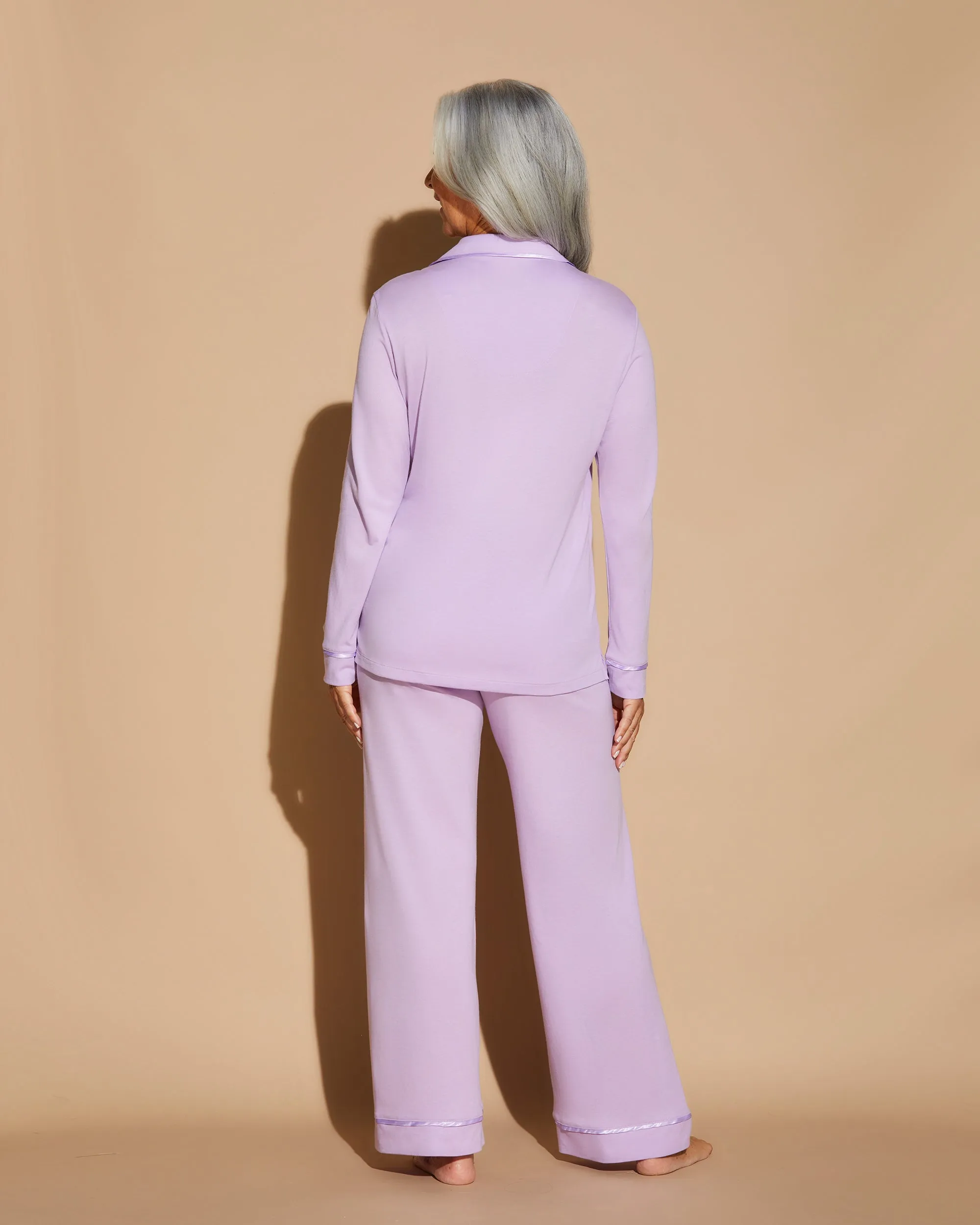 Top A Manica Lunga E Pantalone Lungo