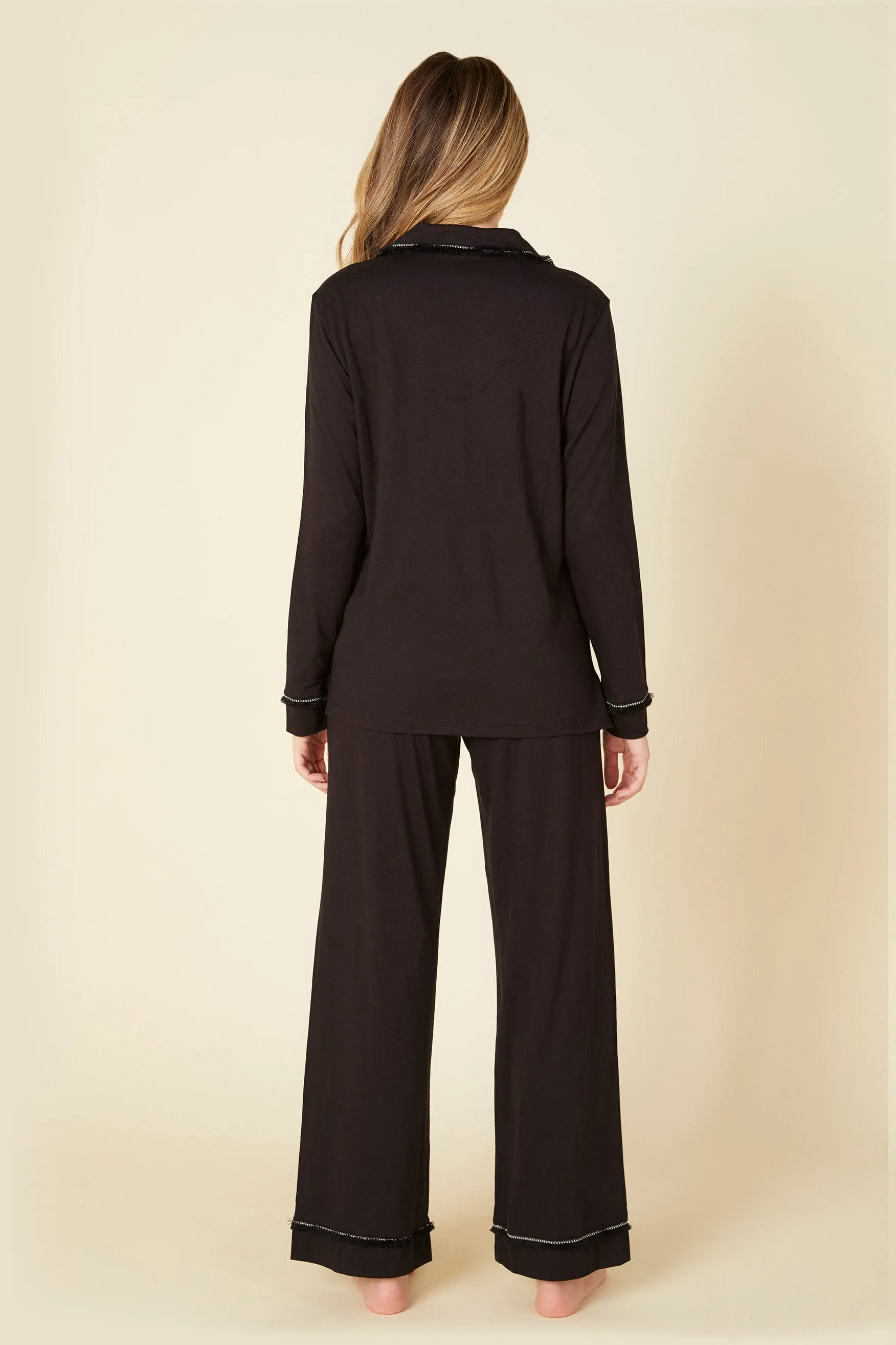 Top A Maniche Lunghe E Pantaloni