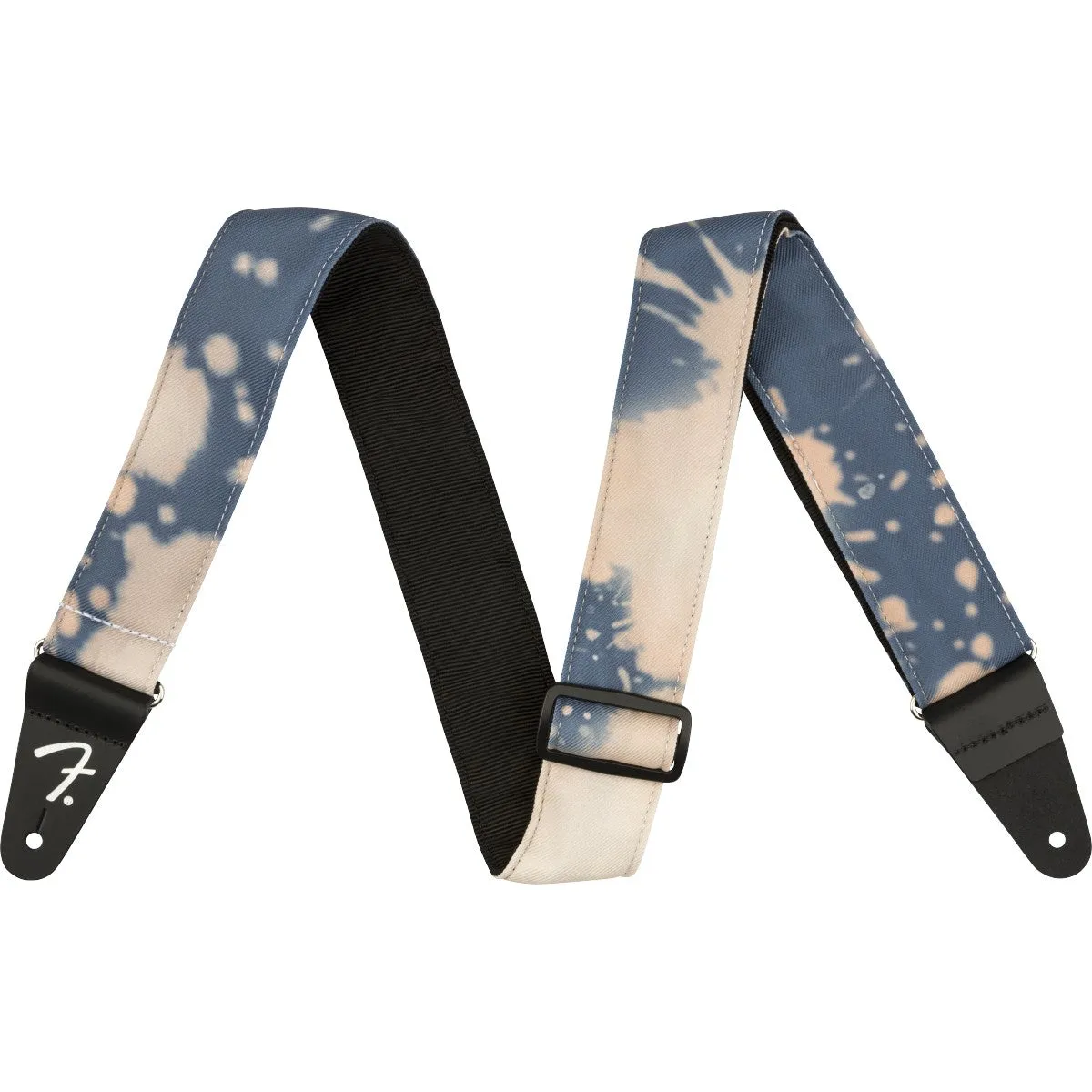 Tracolla Fender Tie Dye Acid Wash Strap, Faded Navy 0990637202