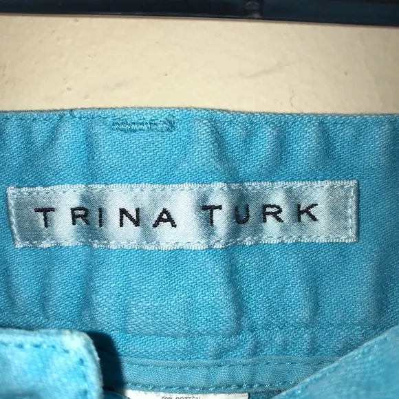Trina Turk Turquoise Jeans Size Medium?