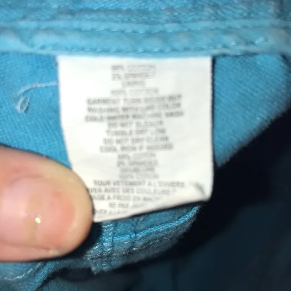 Trina Turk Turquoise Jeans Size Medium?