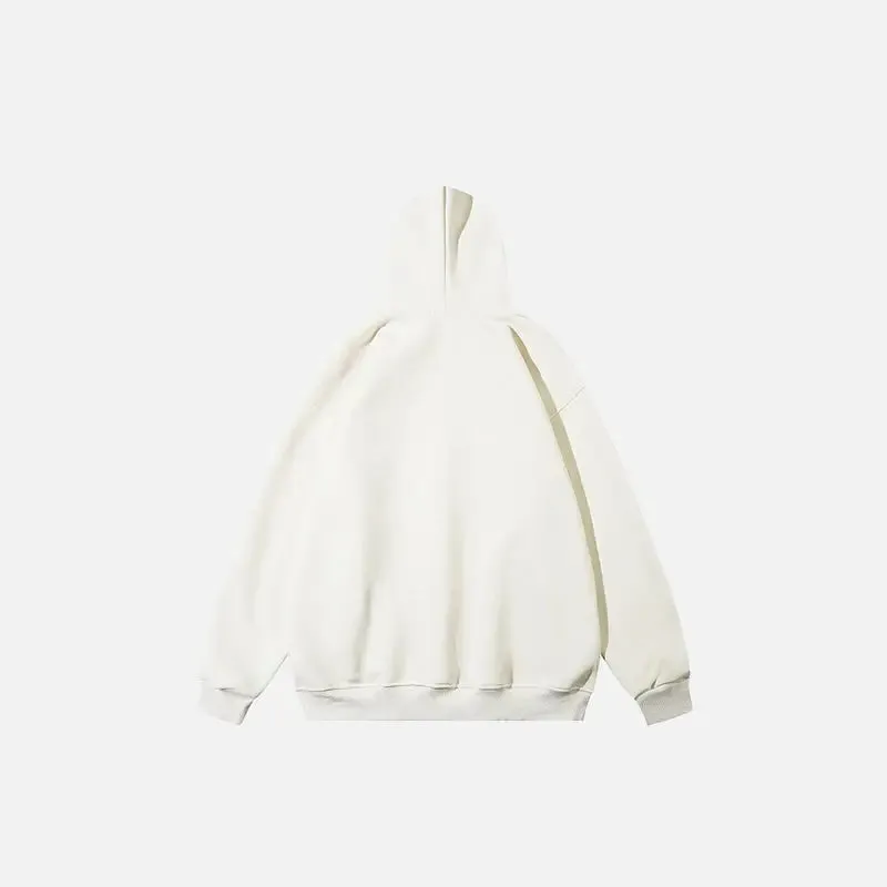 Trio Gang Y2K Printed Oversized Hoodie for Comfort and Style