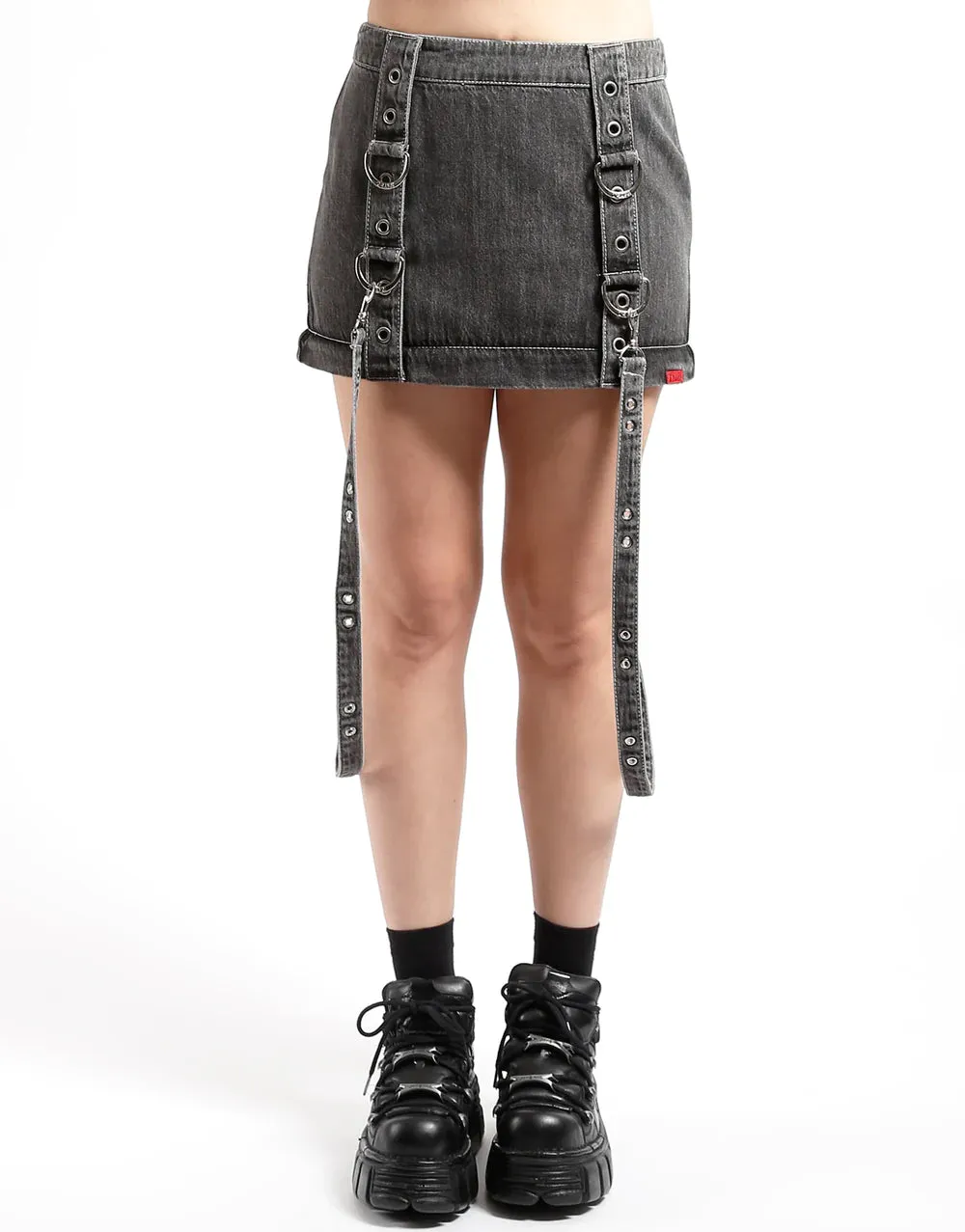TRIPP NYC NUCLEUS SKIRT BLACK DENIM