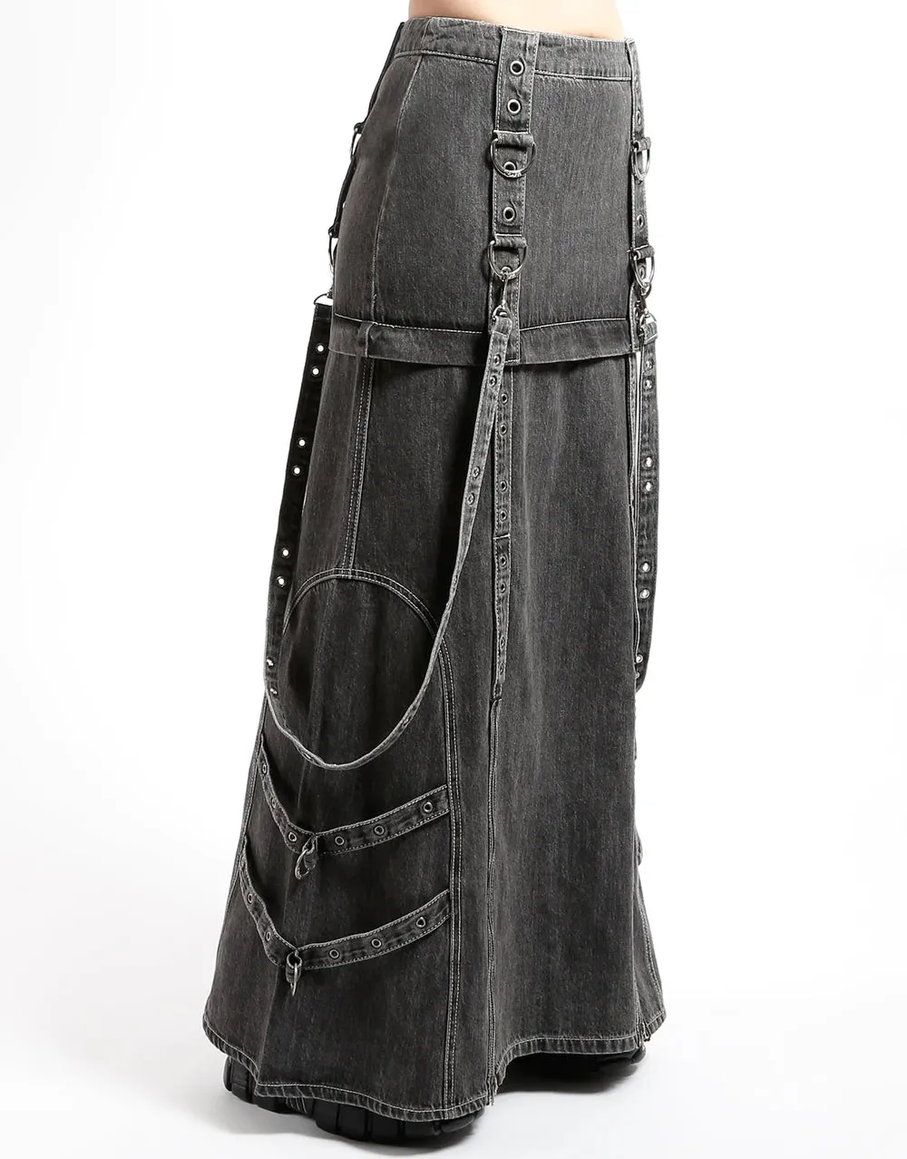 TRIPP NYC NUCLEUS SKIRT BLACK DENIM