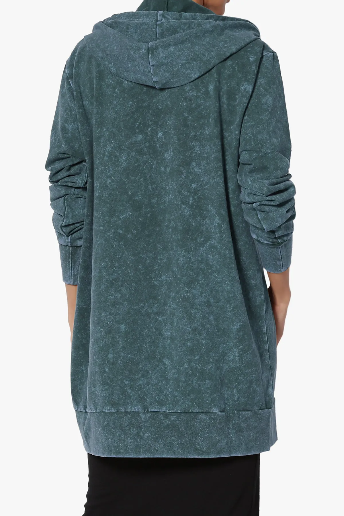 Trophy Acid Wash Hoodie Tunic
