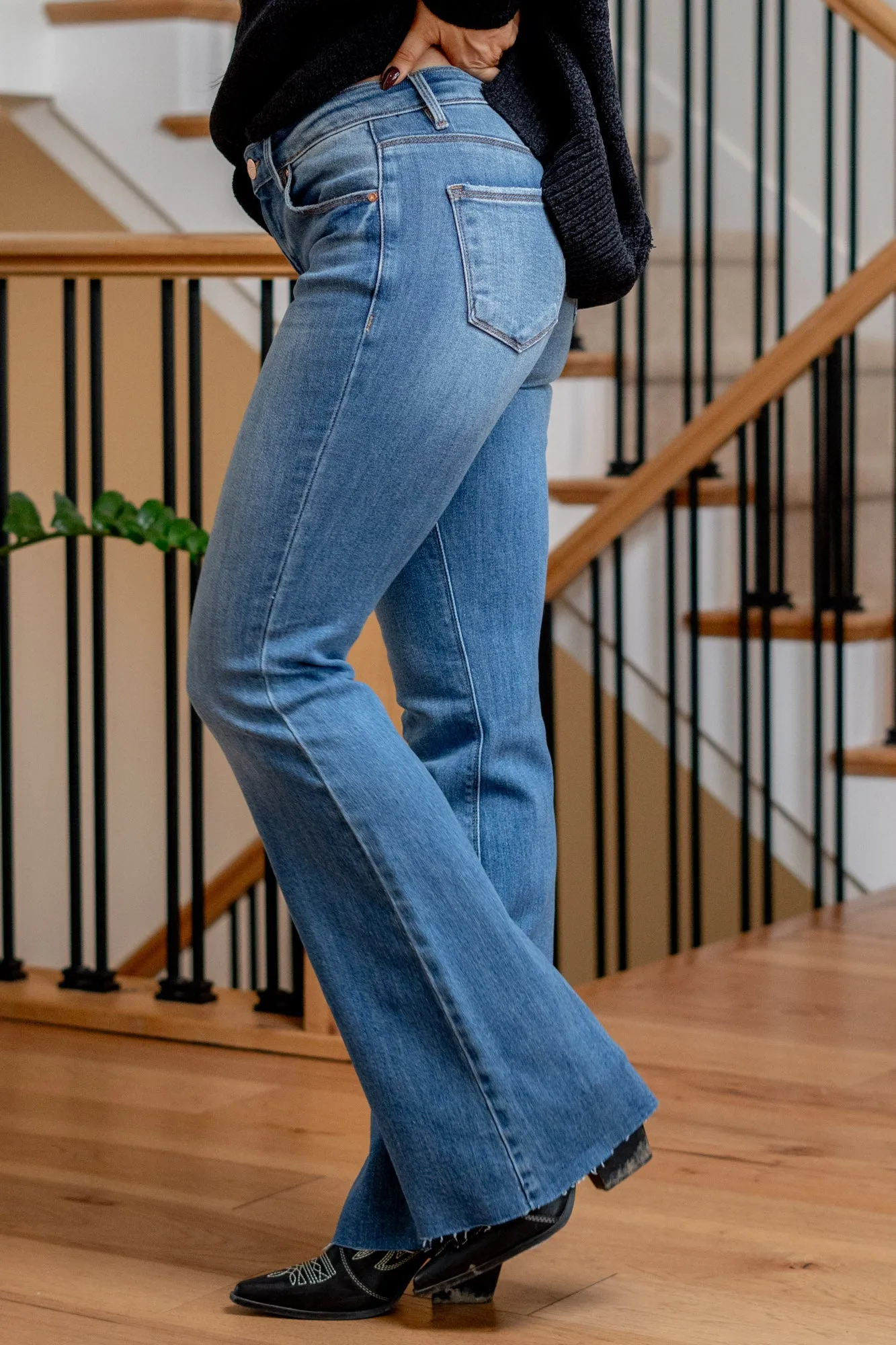 True Ascent Mid Rise Flare Regular & Plus Sizes