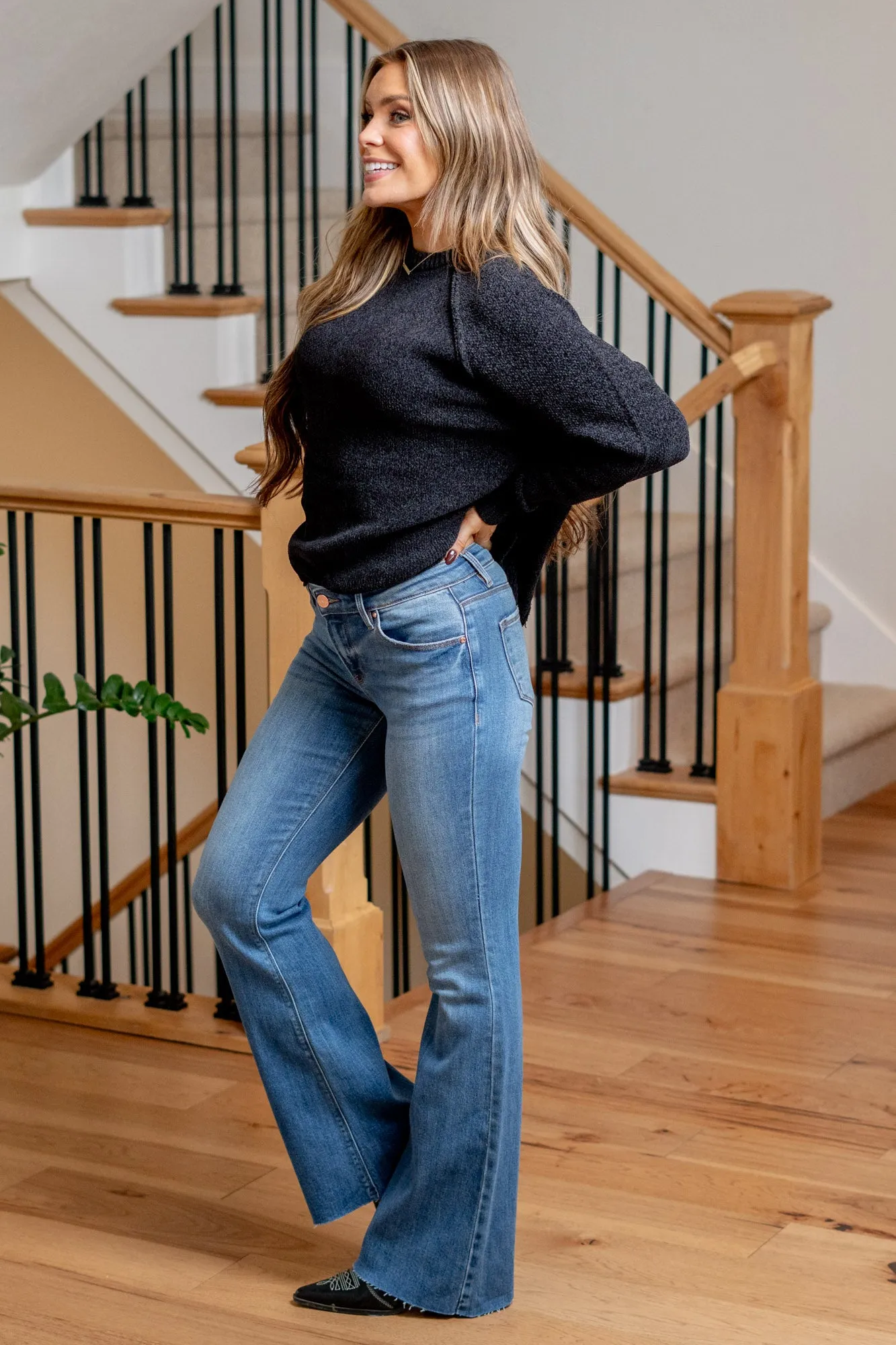 True Ascent Mid Rise Flare Regular & Plus Sizes