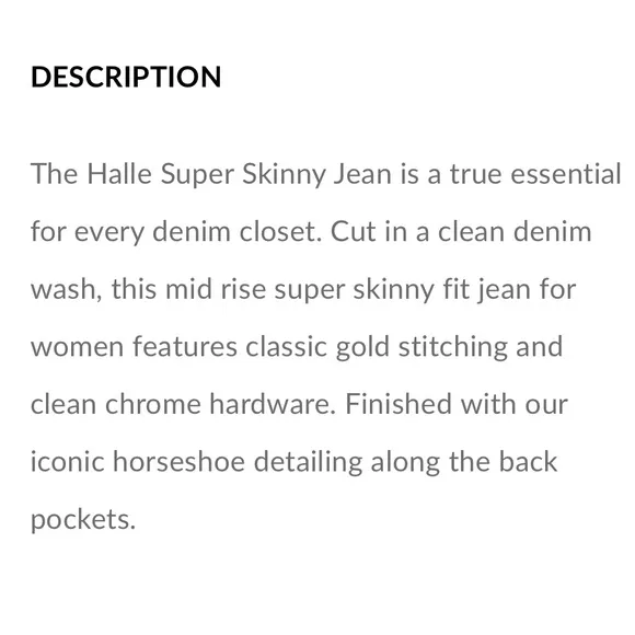 True Religion Second skin super skinny high waisted jeans