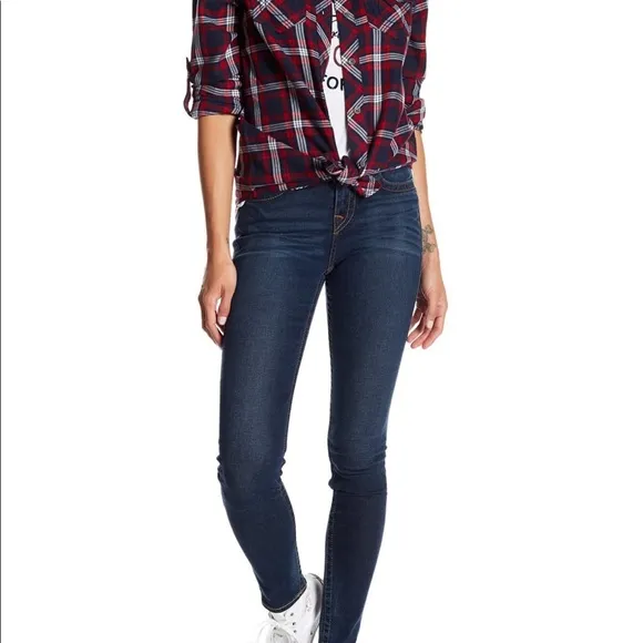 True Religion Second skin super skinny high waisted jeans