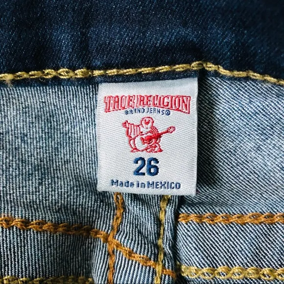 True Religion Second skin super skinny high waisted jeans