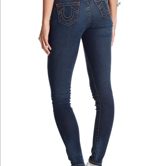 True Religion Second skin super skinny high waisted jeans